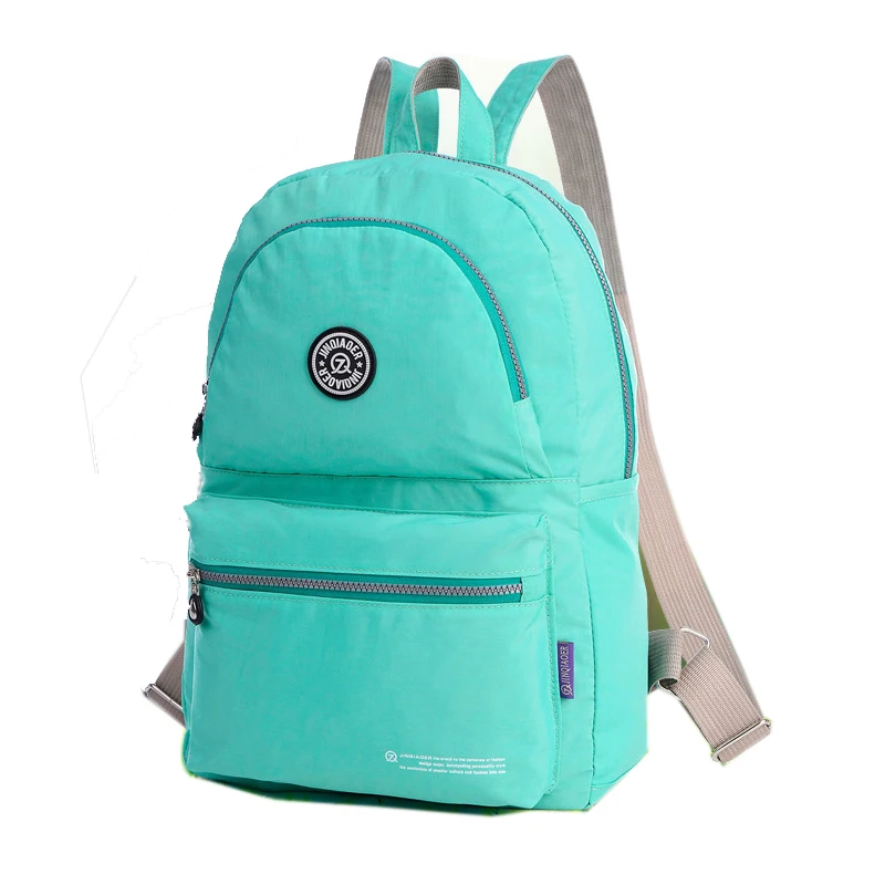 женский Рюкзак Водонепроницаемый Нейлоновый Случайные Рюкзаки Школьные Сумки