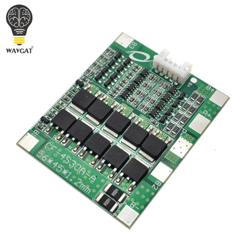 WAVGAT 4S 30A 14 8 V литий ионная батарея 18650 BMS пакеты Щит защиты печатной платы баланс