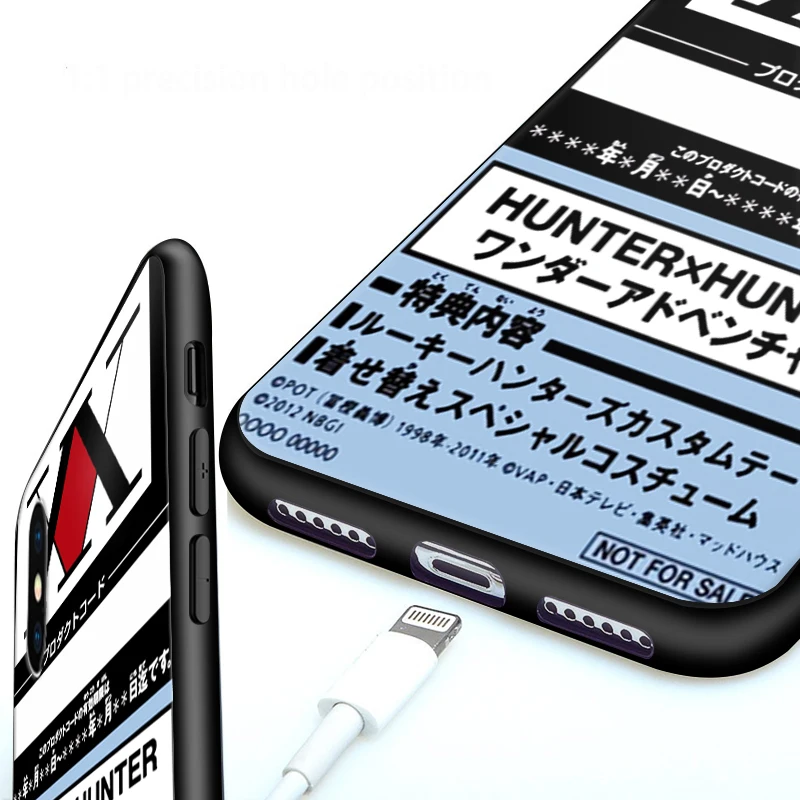 Чехол Hunter x Для iPhone XS Max HunterxHunter мягкий силиконовый чехол для X 11 Pro SE XR 7 6 8 Plus |