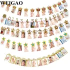 Фотогирлянда для первого дня рождения, 1-12 месяцев