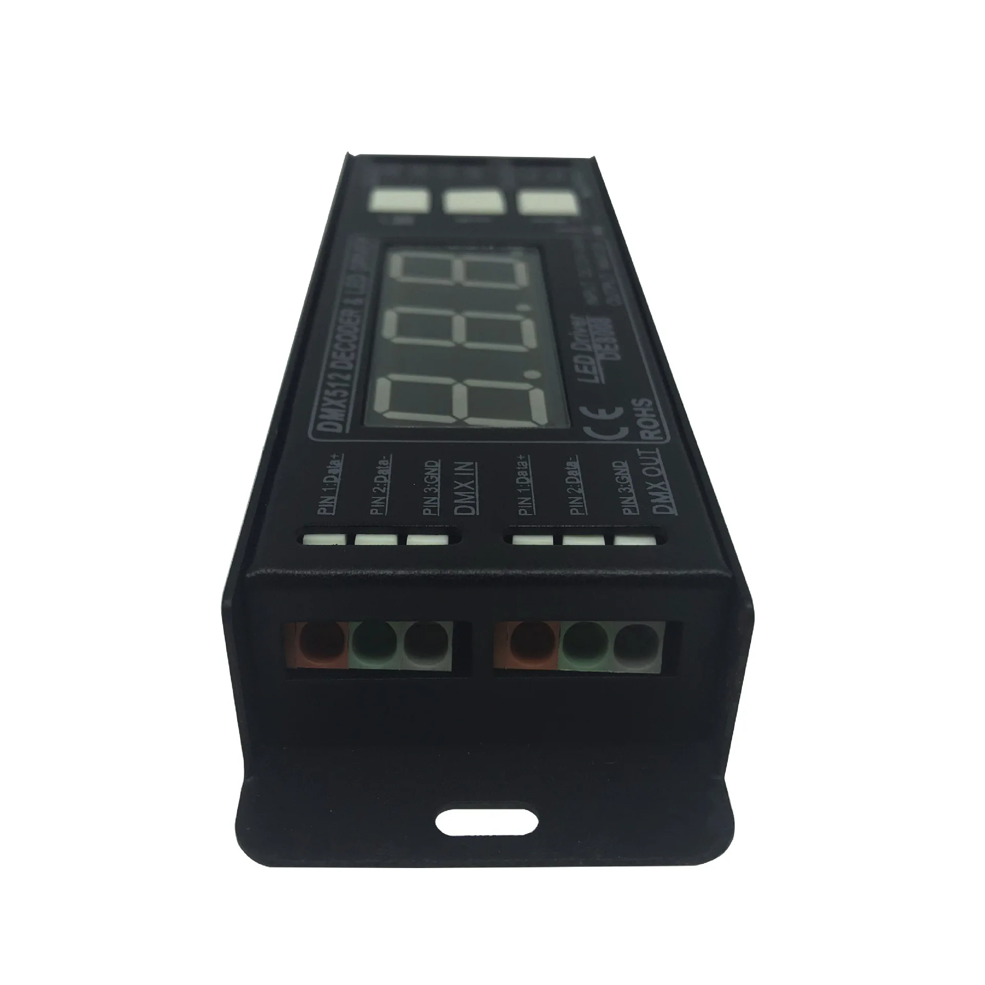 DMX512 Decorder со светодиодным драйвером 3CH 12A цифровой дисплей RGB контроллер PWM сигнала