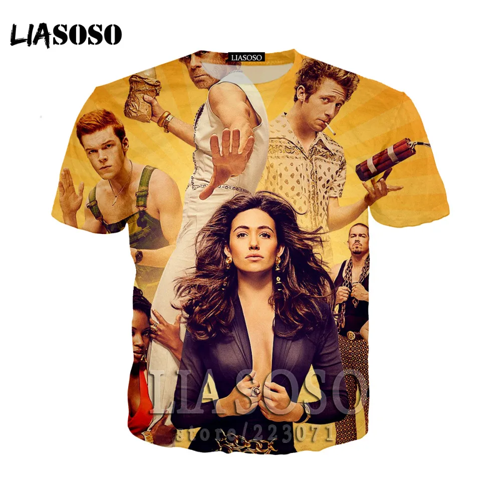 LIASOSO 3D печати Футболка Bianco бесстыжие Divertenti футболка donne Lettera Swag Хип хоп рэп большие