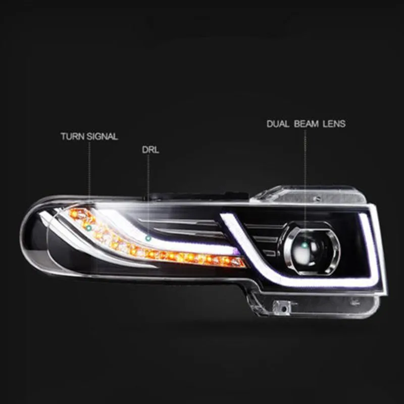 1 пара автомобильных фар HID ксеноновый проектор для Toyota FJ Cruiser 2007- светодиодный фонарь+ задние фары+ решетка FJ Cruiser
