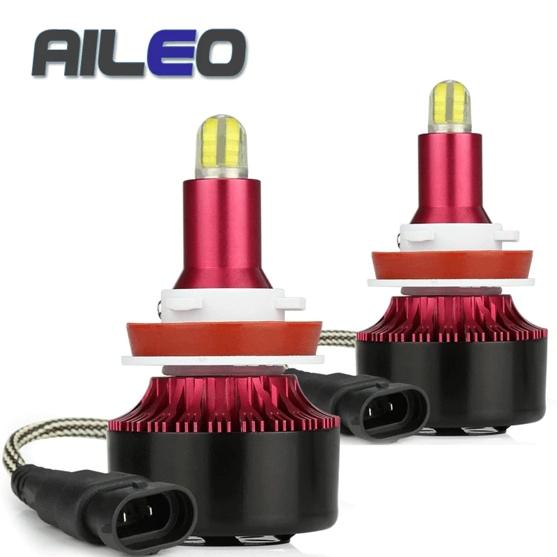 AILEO H8 H11 противотуманная фара h7 светодиодная HB3 9005 HB4 H3 8 сторон CSP 13500LM 5202 880 881 H27 LED H1