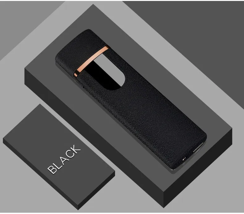 Jobon usb зарядка зажигалка ветрозащитный Ультра-тонкий электронный прикуриватель