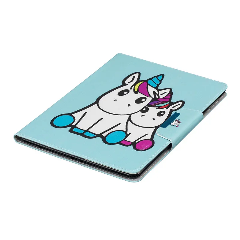 Чехол Wekays для Apple, Ipad 9,7, мультяшный Единорог, кожаный чехол Fundas для IPad 9,7 дюймов A1822 A1823, чехол, оболочка