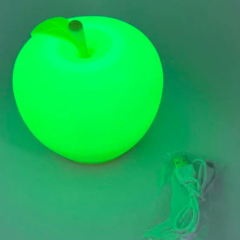 Детский светодиодный ночник с usb зарядкой силикагель многоцветная Лампа