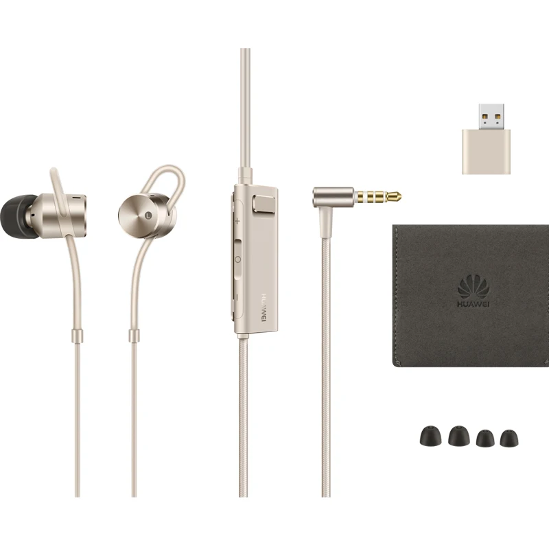 Оригинальные наушники HUAWEI AM185 Круглые Железные многофункциональные