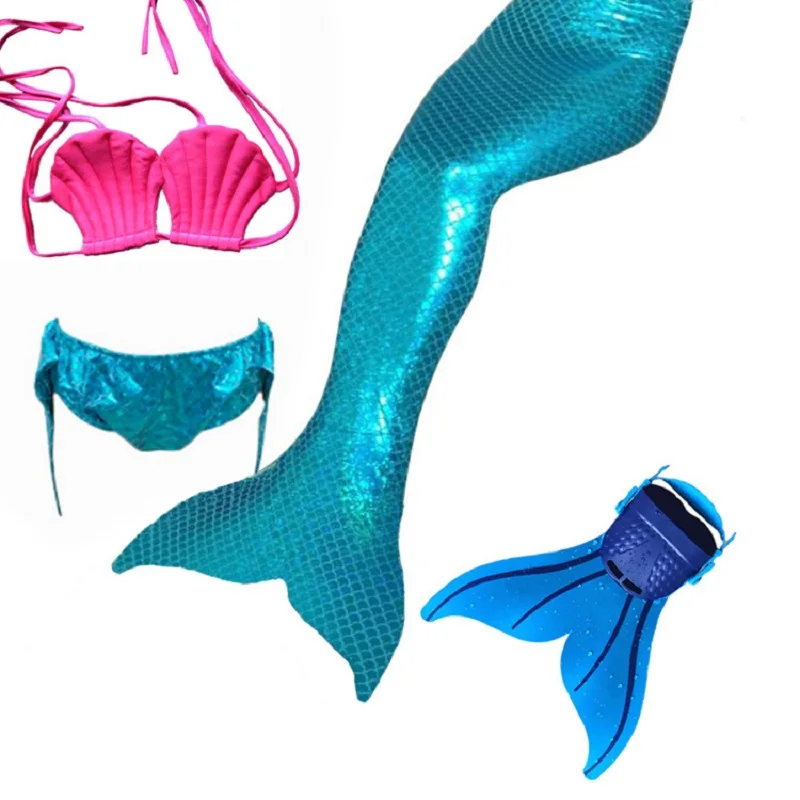 Хвост русалки для купания Моноласты девушки хвост костюм плавательные хвосты