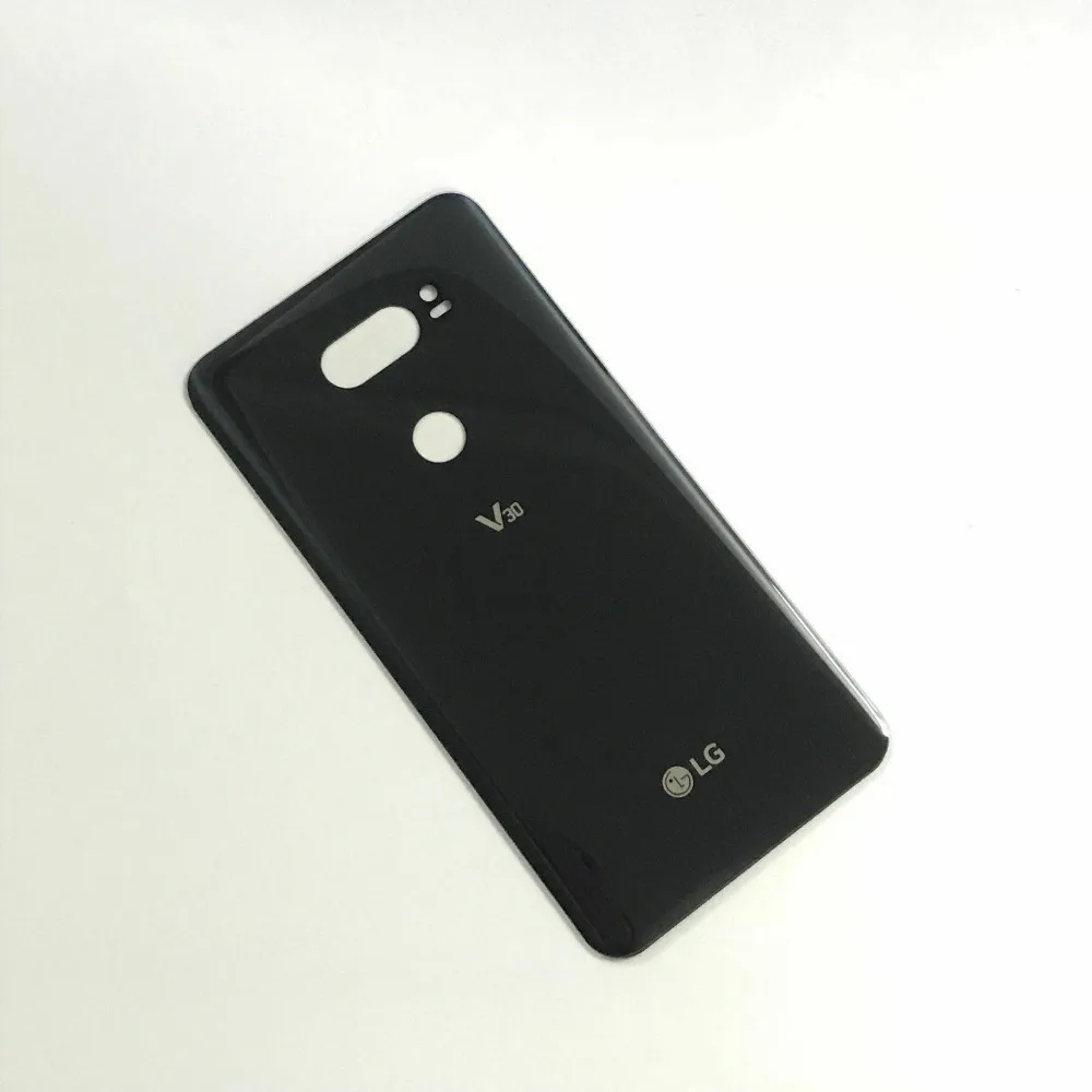 Для LG V30 V30+ V35 ThinQ Крышка батарейного отсека Корпус стекло задняя замена задняя крышка