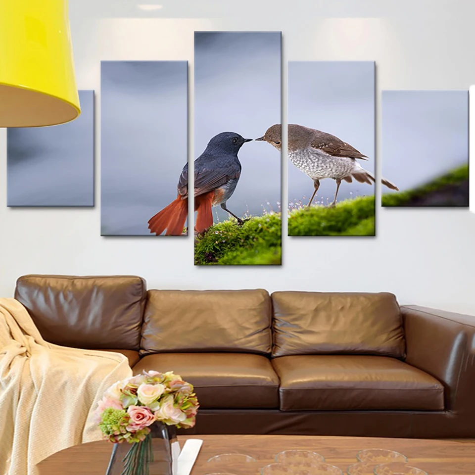 CLSTROSE декоративные постеры рамка для гостиной настенная живопись 5 шт. Милая Птица