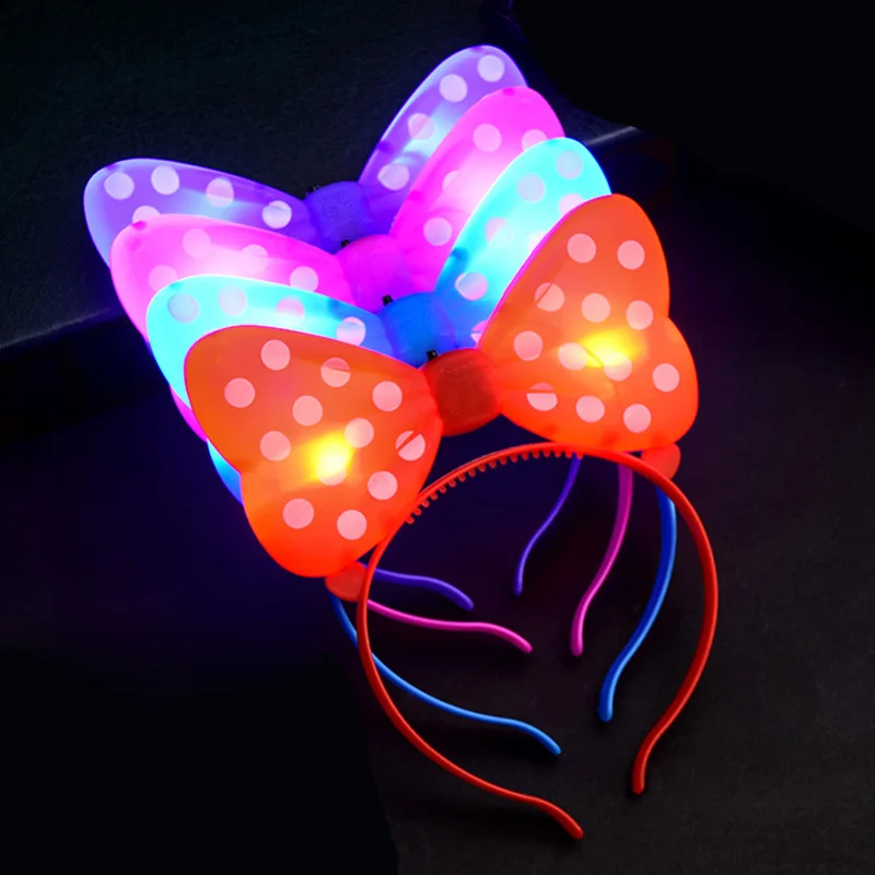 Со светодиодной подсветкой Рождественский олень корона с заячьими ушками