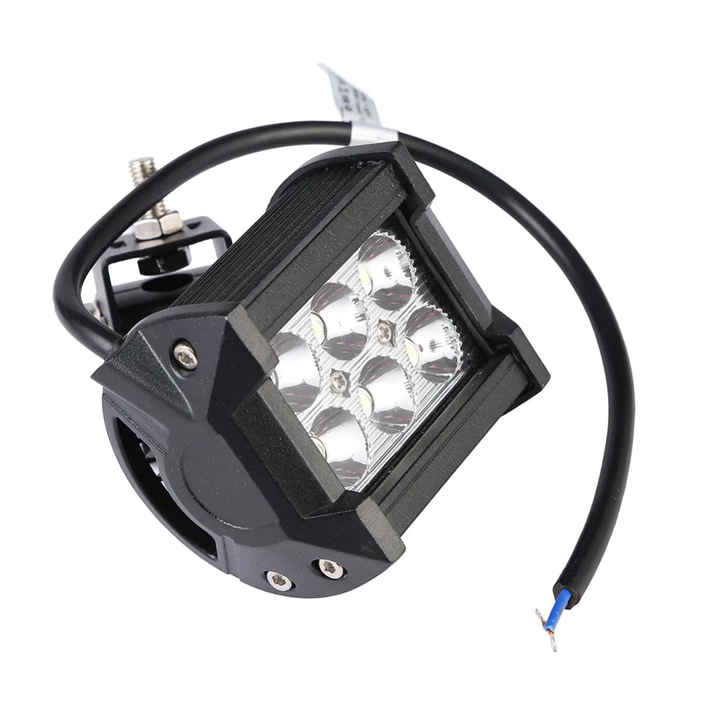18W Spotlight IP65 4 Inch LED Work Light Bar For Indicators Motorcycle Offroad Boat Car Tractor Truck SUV 12V 30V|light spotlights|led spotlights for