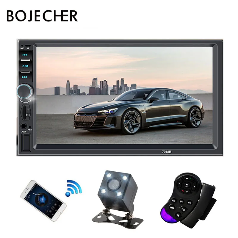 Автомагнитола 2Din с Bluetooth 7 дюймовый сенсорный экран 2din автомобильный
