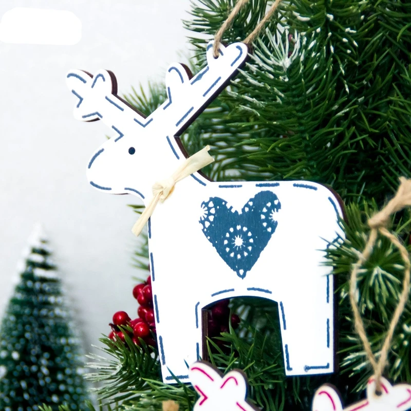 1 шт. украшение Олень веселое Рождественское для дома украшения Рождественский