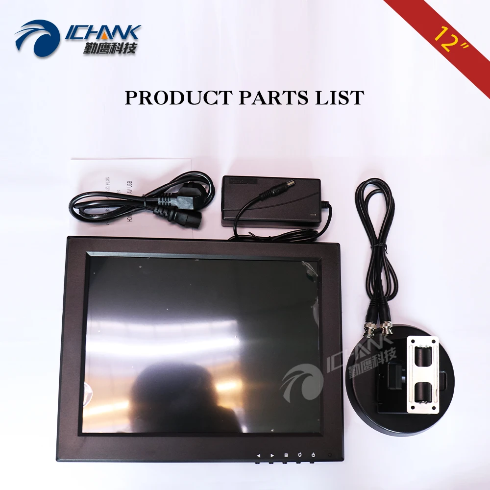 ZB120JN-V592/12 дюймов 1024x768 HD Малый размер AV BNC HDMI VGA заказ ПК машина Медицинский микроскоп монитор ЖК-экран дисплей