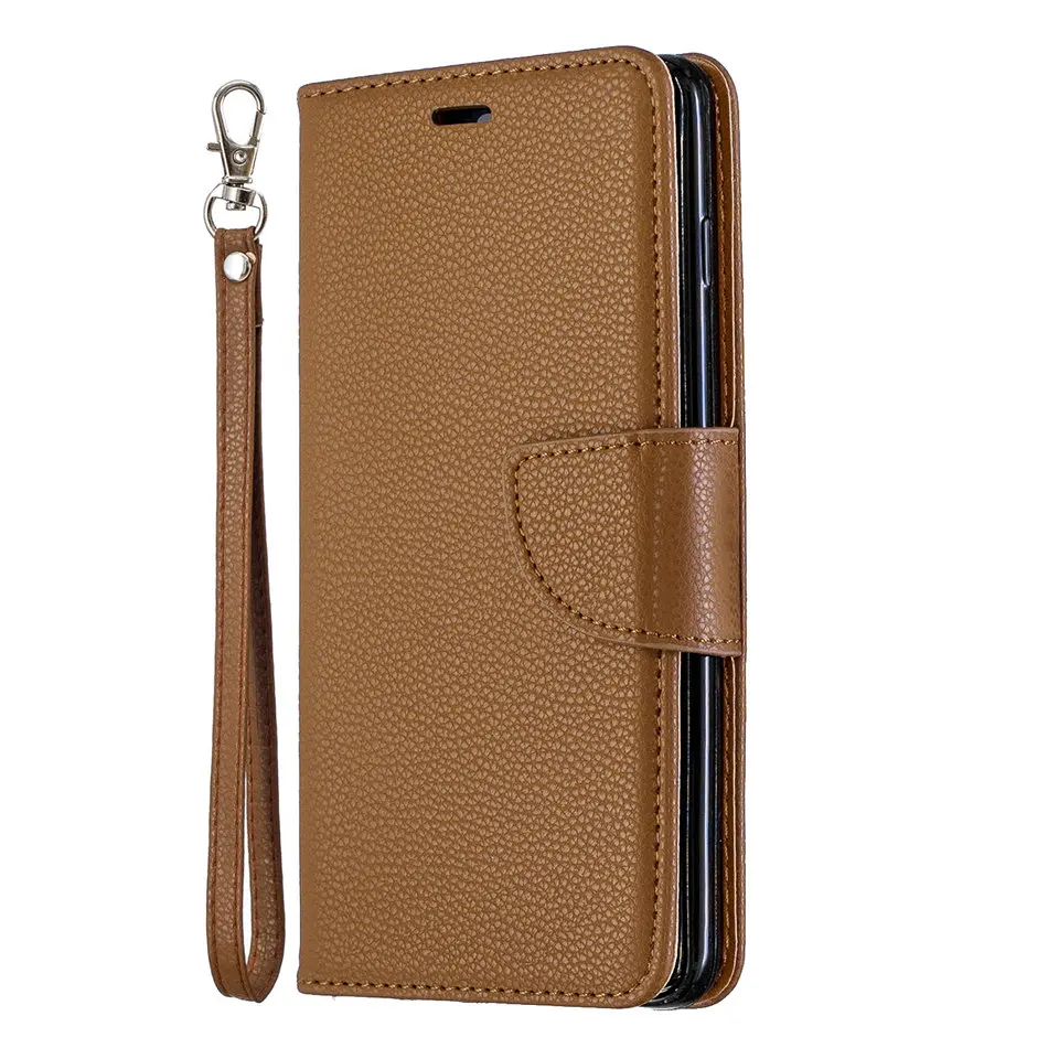 Brown Роскошный чехол для samsung Galaxy A10 A20 A30 A40 A50 A70 M10 M20 M30 S10E S10 S9 A6 J4 J6 плюс A7 чехол-портмоне в стиле ретро с откидной крышкой P07Z - Цвет: Brown