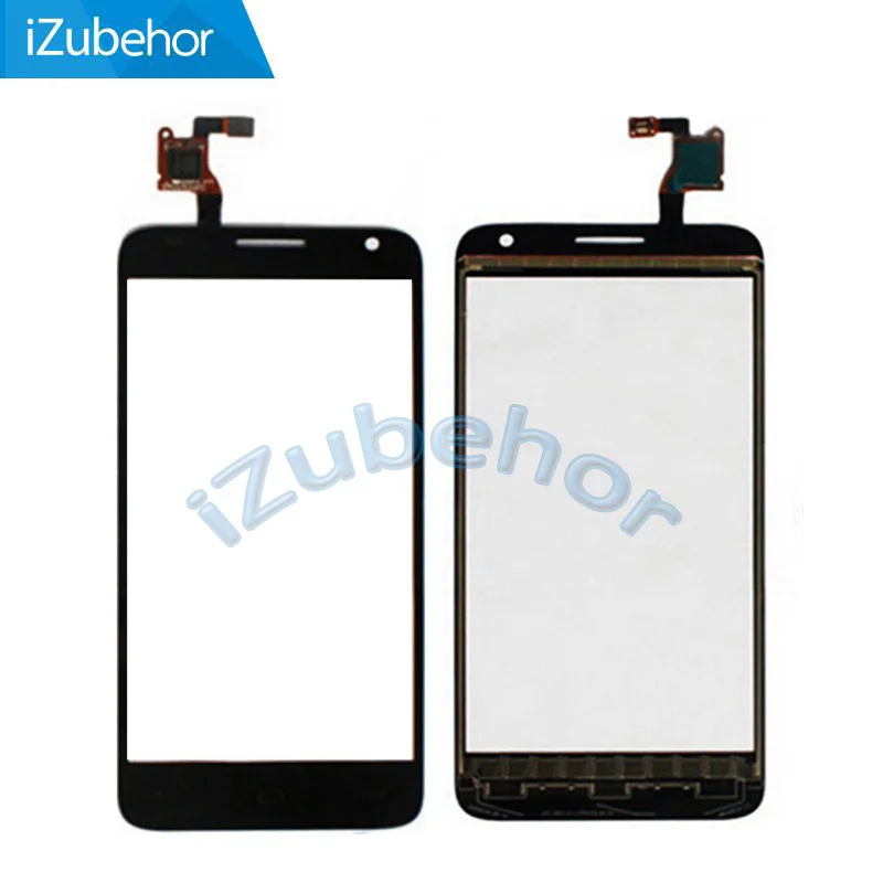 100% гарантия Черный сенсорный экран дигитайзер для Alcatel One Touch Idol 2 Mini S OT-6036Y OT 6036
