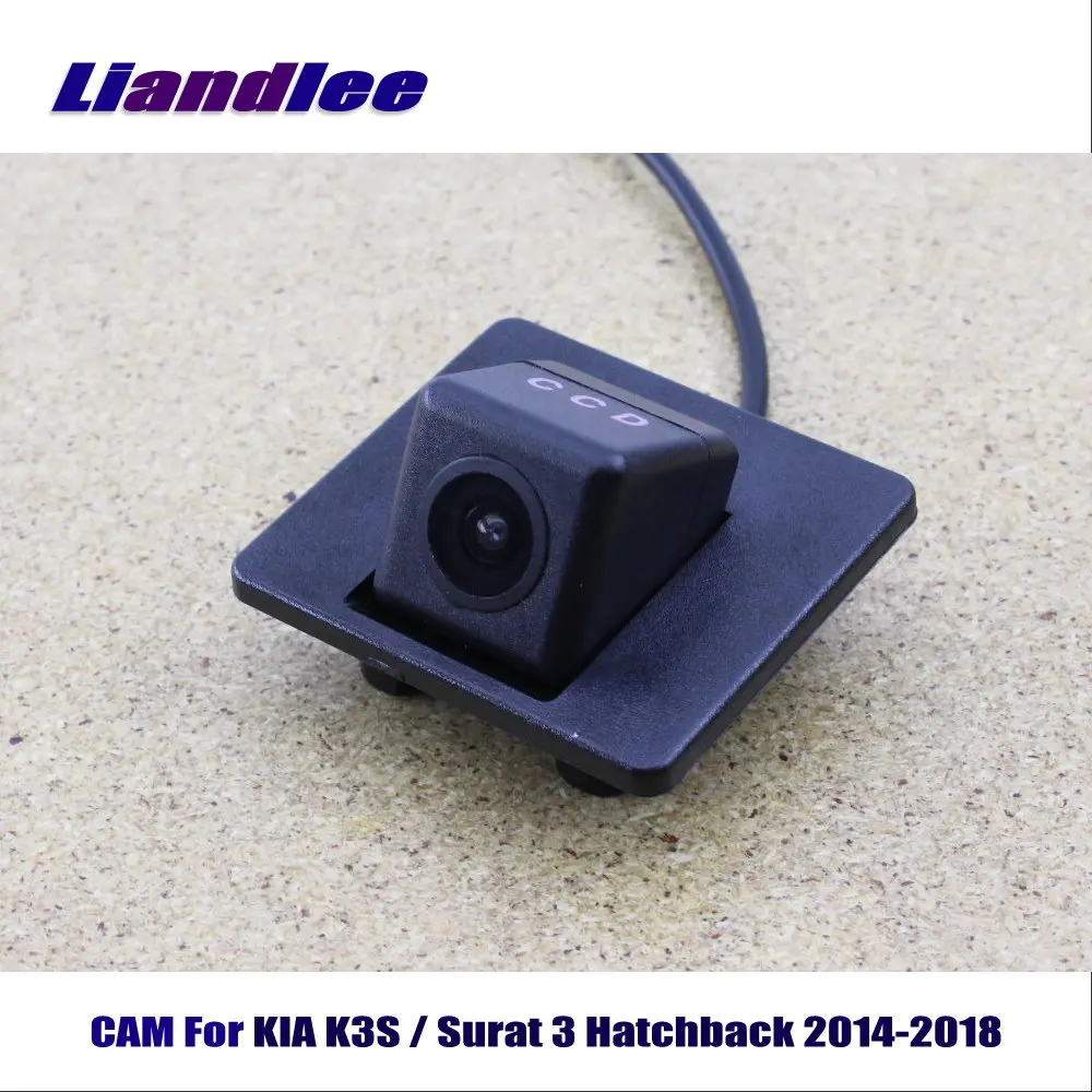 

Liandlee для KIA K3S / Surat 3 хэтчбек 2014-2018 Автомобильная задняя камера заднего вида парковочная камера HD CCD ночное видение