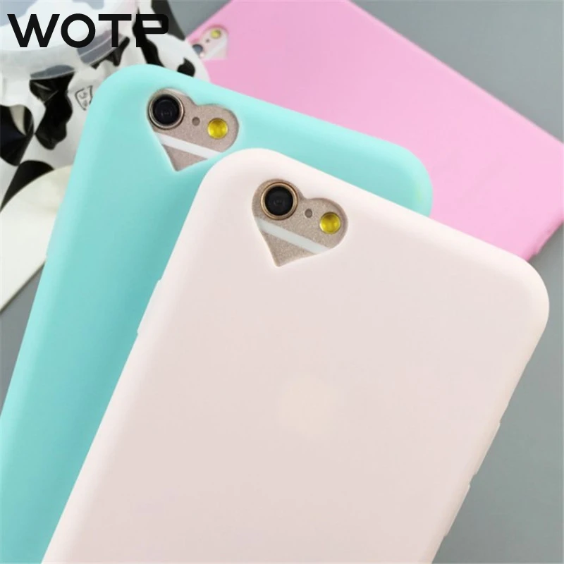 WOTP мягкий чехол для телефона ярких цветов iPhone 5 5S se 6 S 7 8 Plus X милый из