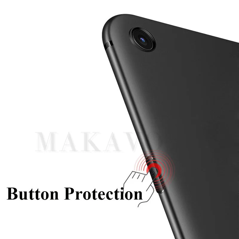 MAKAVO для Xiaomi Mi Pad 4 чехол Полная защита Мягкий матовый простой защитный чехол для Xiaomi Mi Pad 4 Plus Новинка