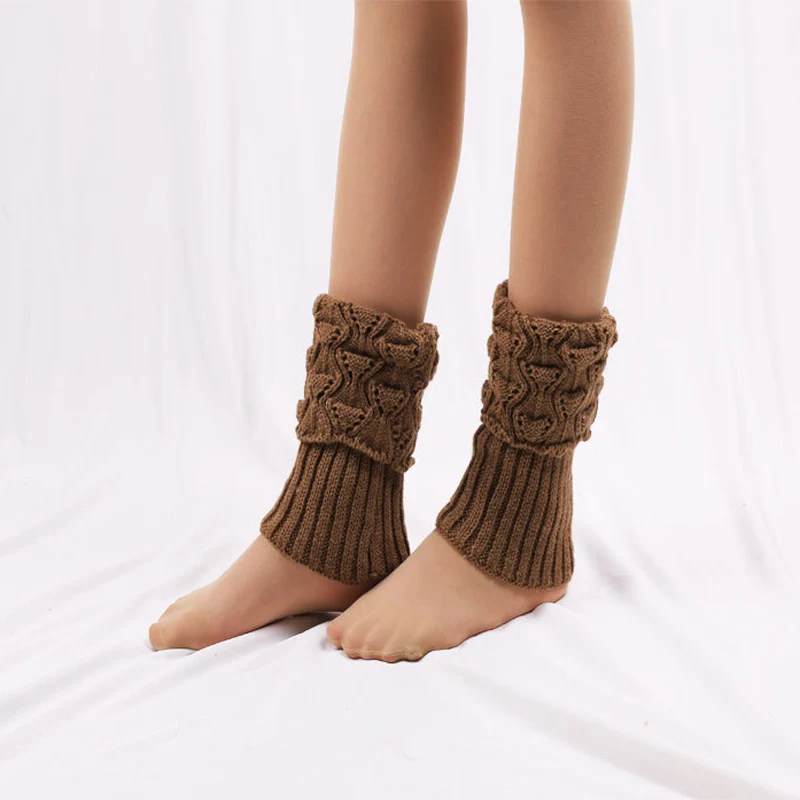 1 пара Женский вязаный манжет для ботинок вязаные гетры носки зимние NFE99|Гетры| |