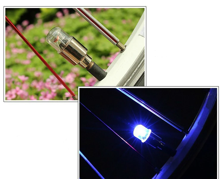 1 шт. велосипедные шины с клапаном водонепроницаемые светодиодный автомобильные