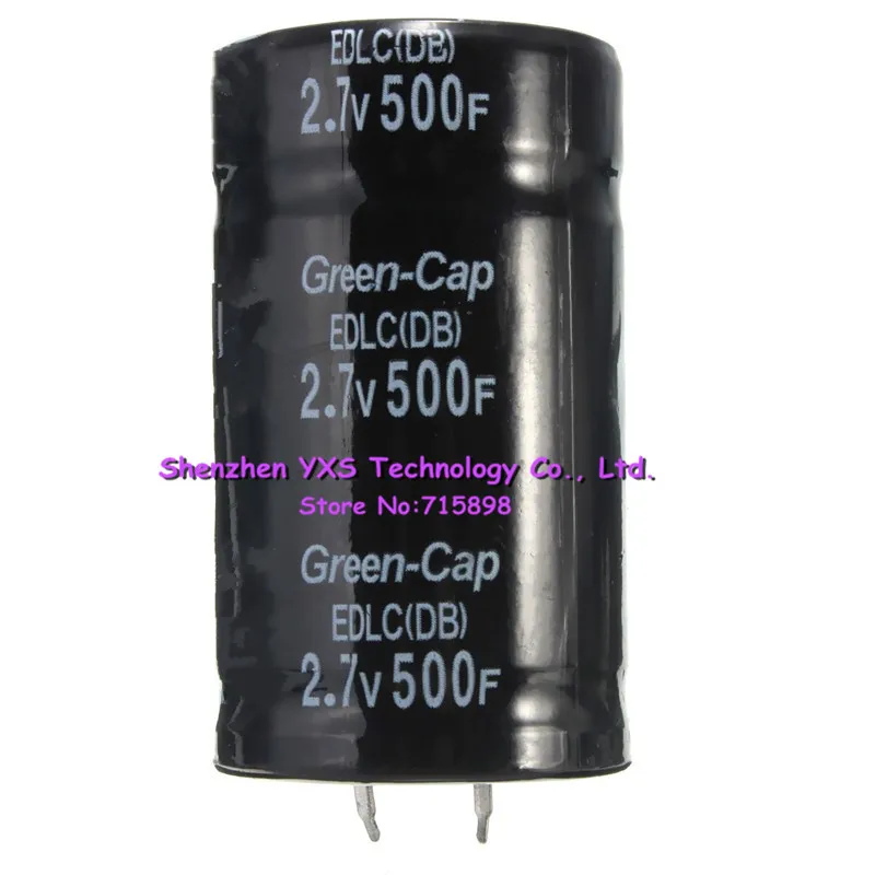 Супер фарах конденсатор 2 7 V 500F 35X60|capacitor 2.7v|capacitor 2.7v 500fcapacitor 500f |