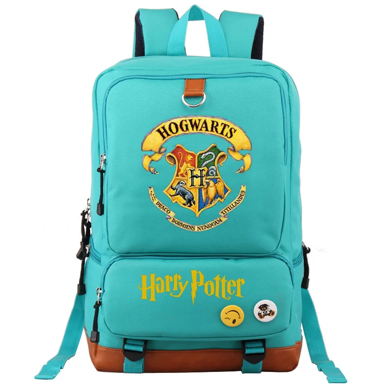 17 Slytherin Gryffindor для мальчиков и девочек, школьная сумка для женщин, рюкзак для подростков, школьные сумки, Холщовый мужской студенческий рюкзак - Цвет: 17