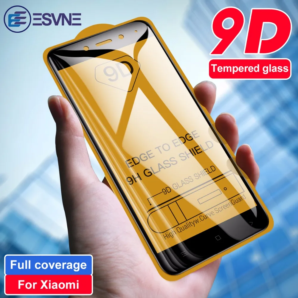 ESVNE 9D закаленное стекло для Xiaomi redmi note 4 4x Защитное стекло для redmi note 4 4X Защитная пленка для экрана HD
