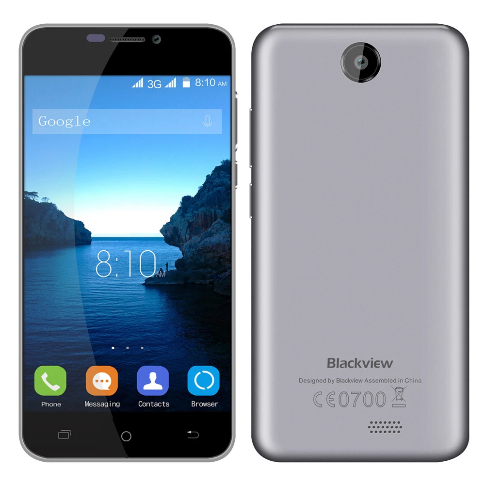 Оригинал Blackview BV2000S мобильный телефон 5.0 &quot HD MTK6580 четырехъядерных процессоров 1