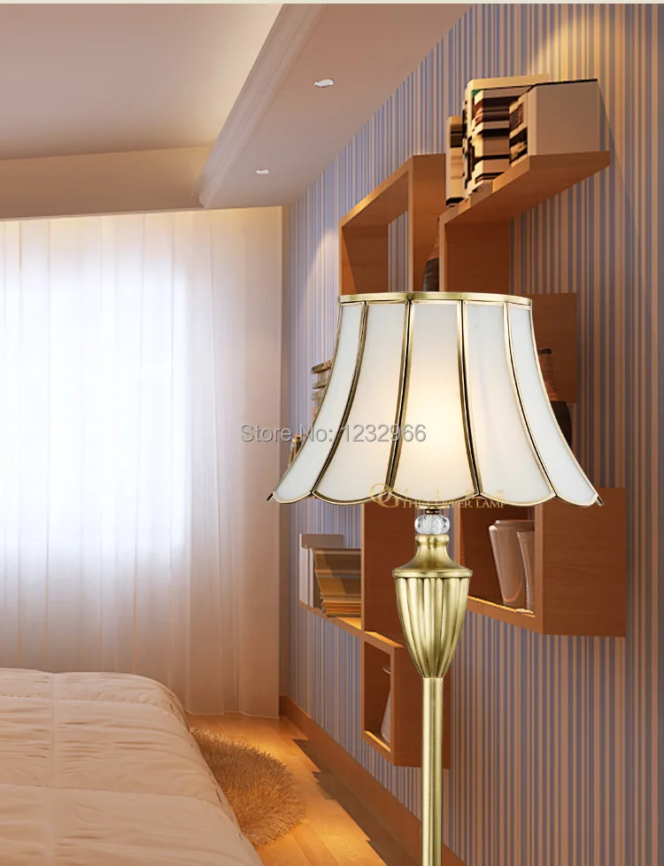 Роскошная медная Напольная Лампа Fortuny Moda Современная стандартная лампа