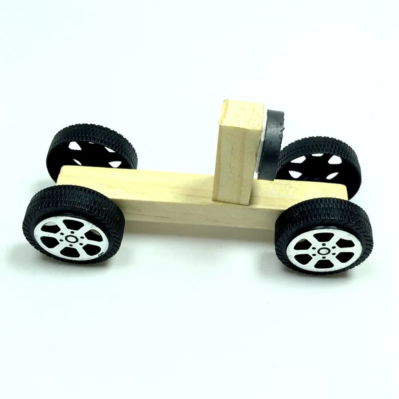 DIY магнитная модель автомобиля Repulsive force Паровая игрушка научное образование