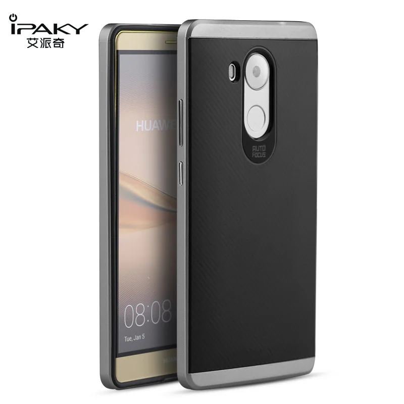 Оригинальный iPaky бренд Huawei mate 8 чехол Роскошный армированный силиконовый с ПК