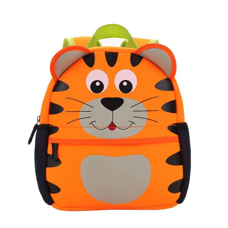 Неопреновая 3D детская сумка, милый дизайн животных, рюкзак, детские школьные сумки, детский сад, мультяшная сумка, жираф, обезьяна, сова