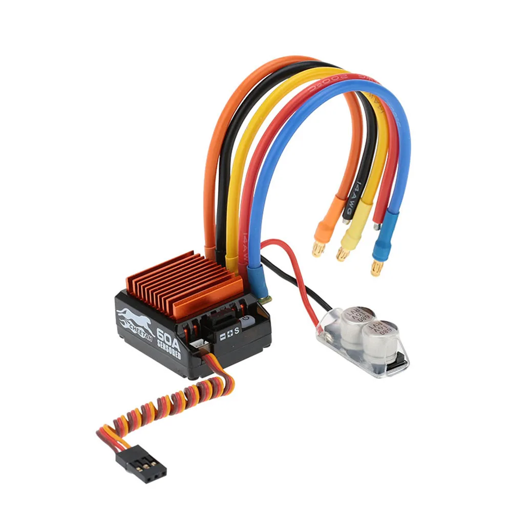 SkyRC 1870KV 17 5 T 2P сенсорный Бесколлекторный двигатель + CS60 60A ESC светодиодный