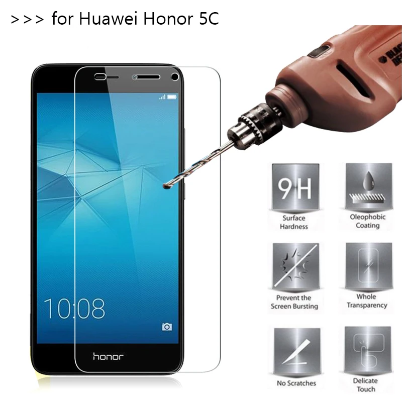 Закаленное стекло для Huawei Honor 5C 7 Lite Защитная пленка экрана защитная | Мобильные
