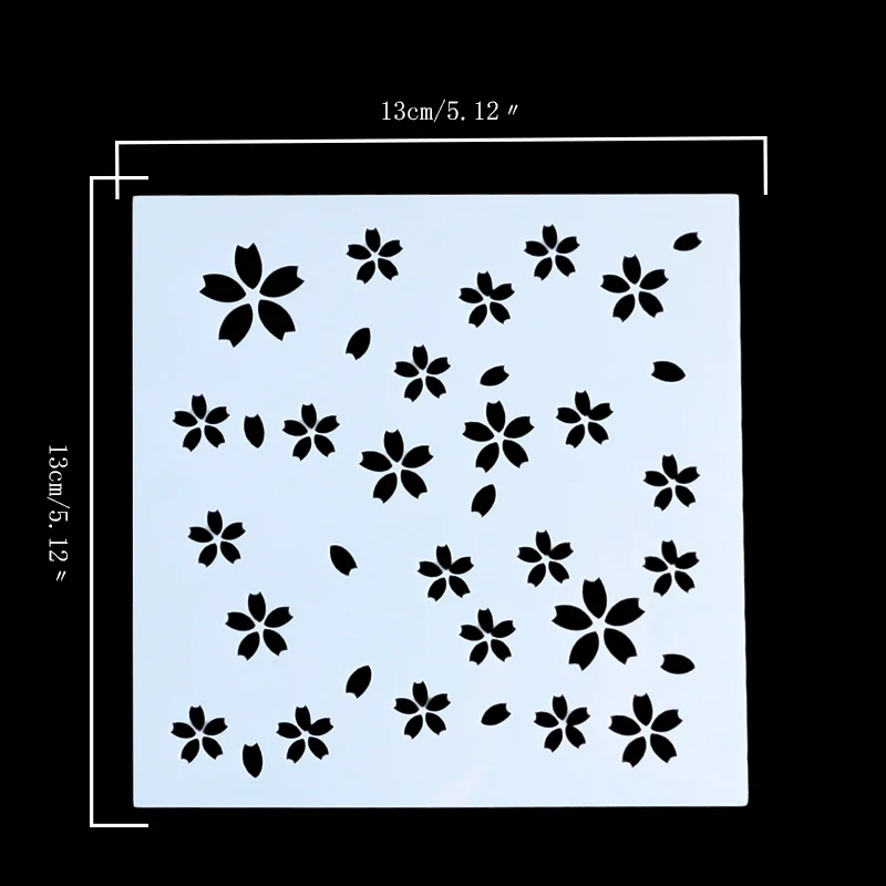 13*13 см цветок полые формы помадка торт свадебное украшение инструмент Форма