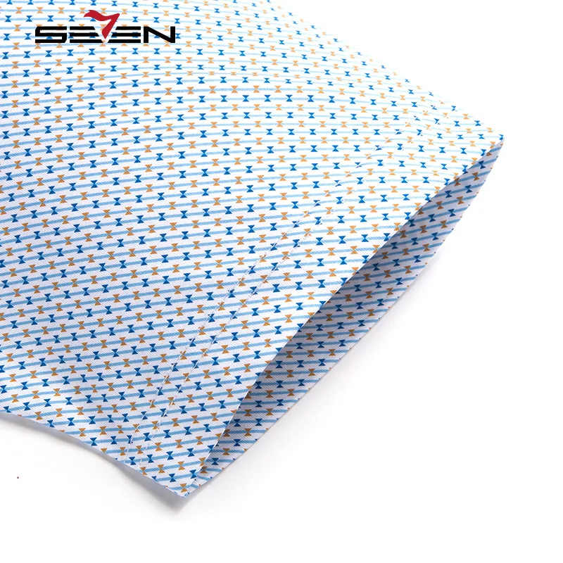 Seven7 летние модные мужские рубашки поло тонкий полосатый геометрический сплошным