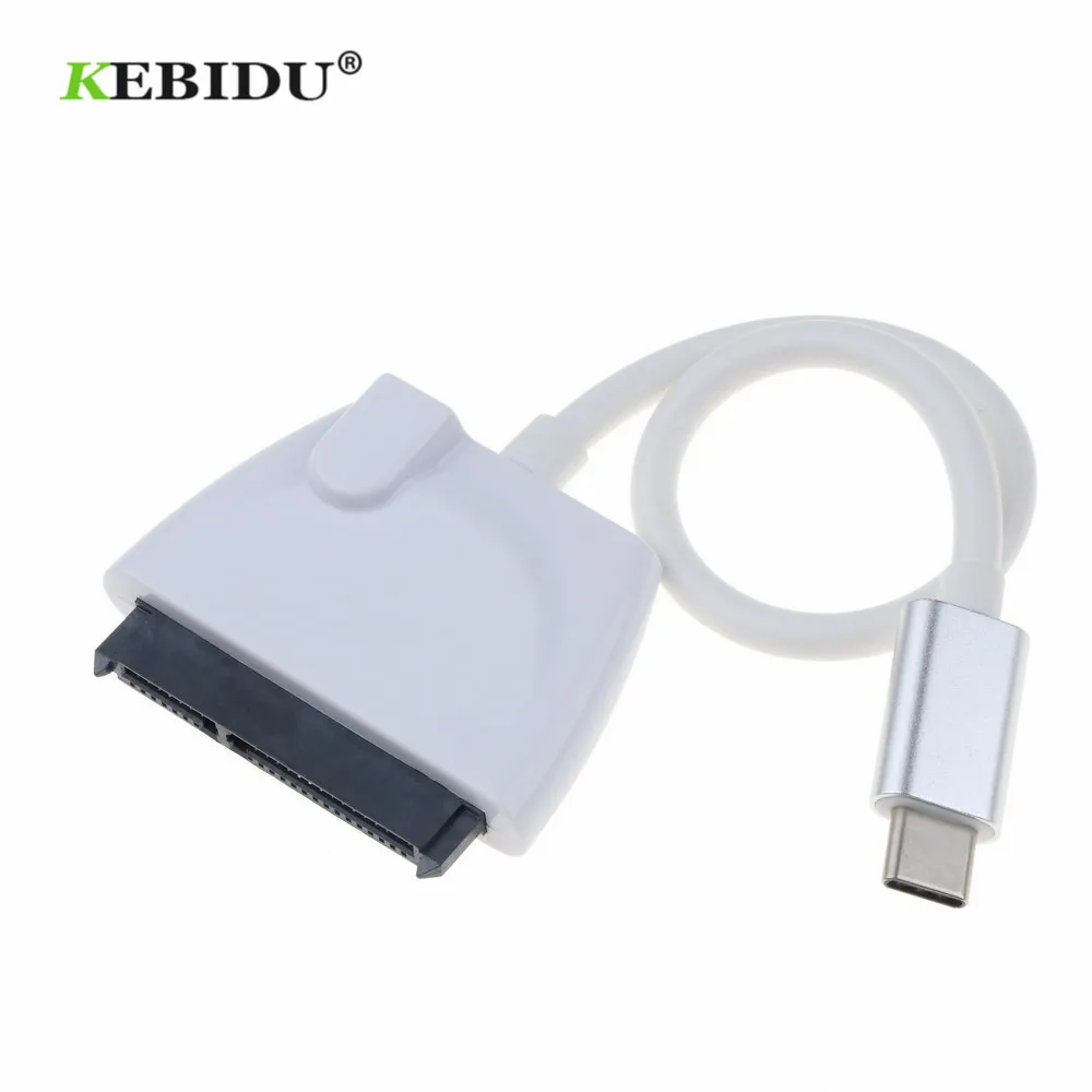 Кабель переходник Kebidu Type C USB 2 0 к Sata 3 7 + 15pin серия ATA III адаптеры для 5 &quotsata HDD SSD SATA