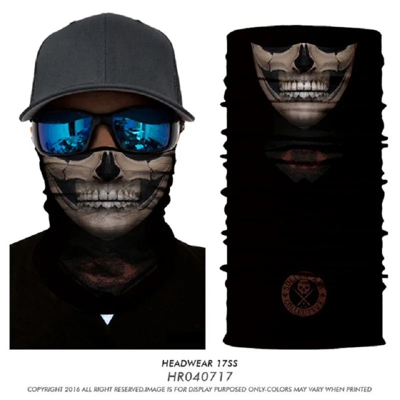 Бесшовная 3d маска Джокера бандана для велоспорта сноуборда шейный платок езды на