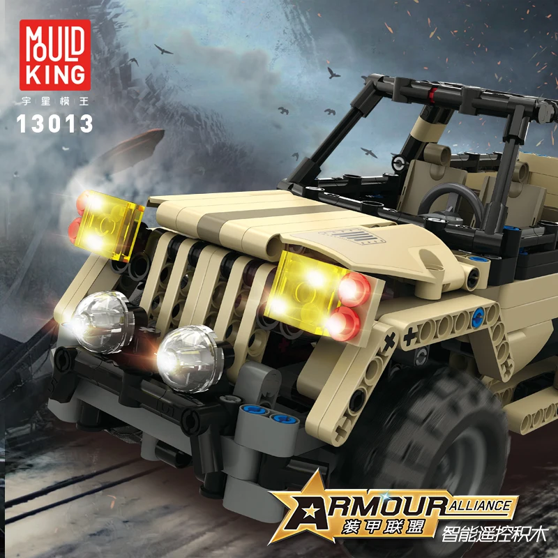 Форма King Technic 13013 Armour Alliance Rc блоки Военная серия армейские строительные грузовик с