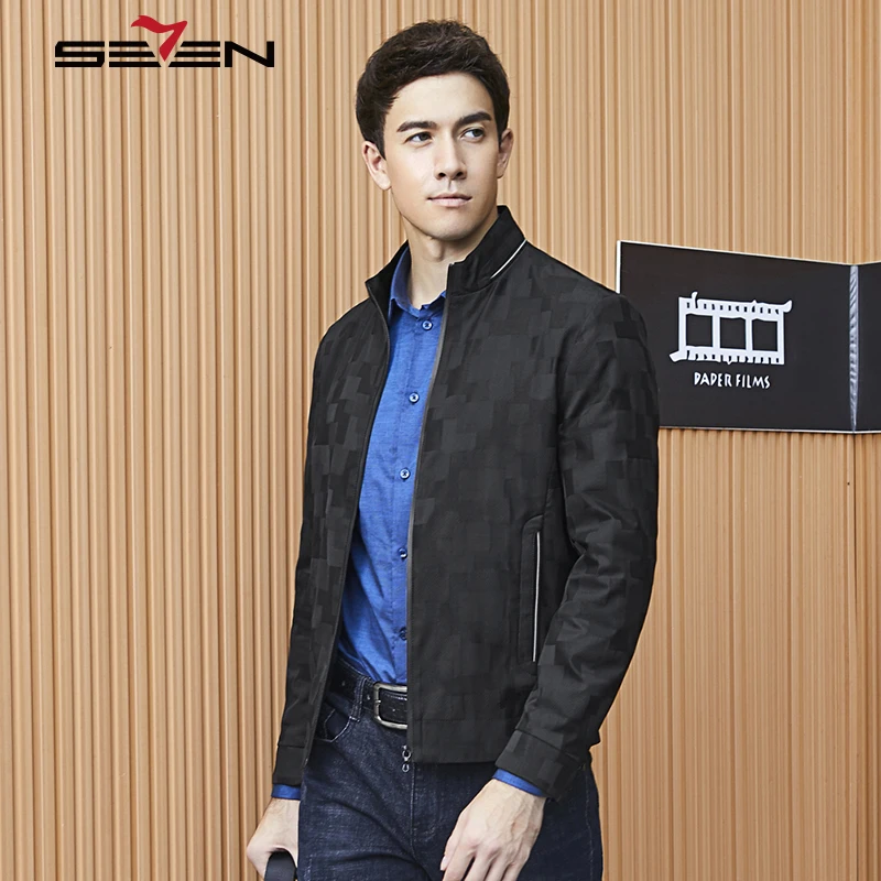 

Seven7 2019 Streetwear Jackets Coats For Men Geometric Design Fashion Hip Hop Casual Windbreaker Bomber Jacket Male 113K20260