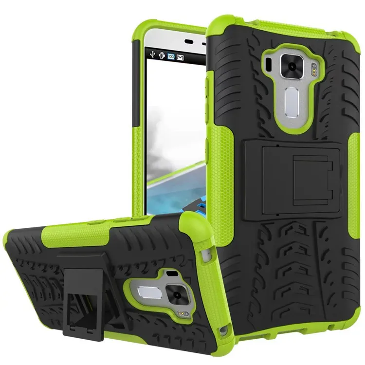 For Asus Zenfone 3 Laser ZC551KL Stand Case TPU + PC 2 in 1 Hybrid Heavy Duty Armor Back Cover for Zenfone3 | Мобильные телефоны и