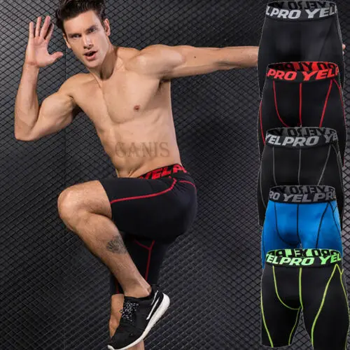 Летние Новые мужские повседневные шорты спортивные компрессионные базовые