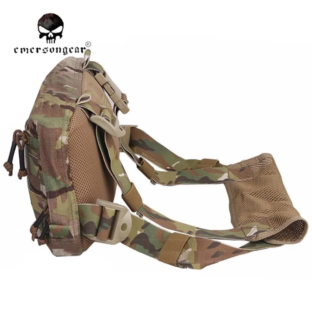 EmersonGear нагрудная сумка Recon Airsoft Боевая тактическая Сумка Molle EM9285|multicam black|multicam