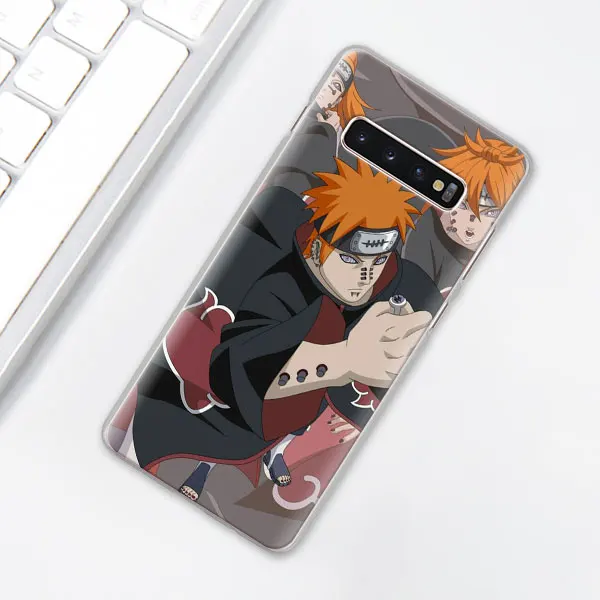 008 Ботинки в стиле аниме «Naruto Akatsuki чехол для телефона для samsung Galaxy S10e S10 плюс S7 S8 S9 Plus, Note 8, 9, 10, плюс S10 5G M20 M30 жесткий чехол Coque - Цвет: 008