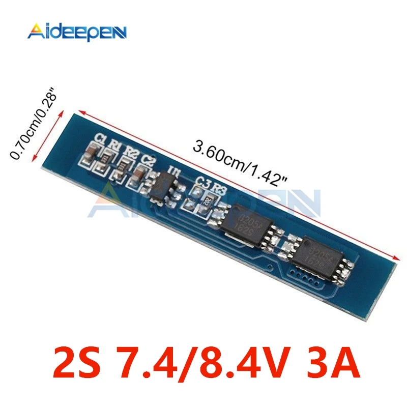 1S 2S 3S 4S 2.5A 5A 6A 8A 10A литий-ионный аккумулятор 18650 защита зарядного устройства 3,7 в 7,2 в PCB BMS для Lipo батареи