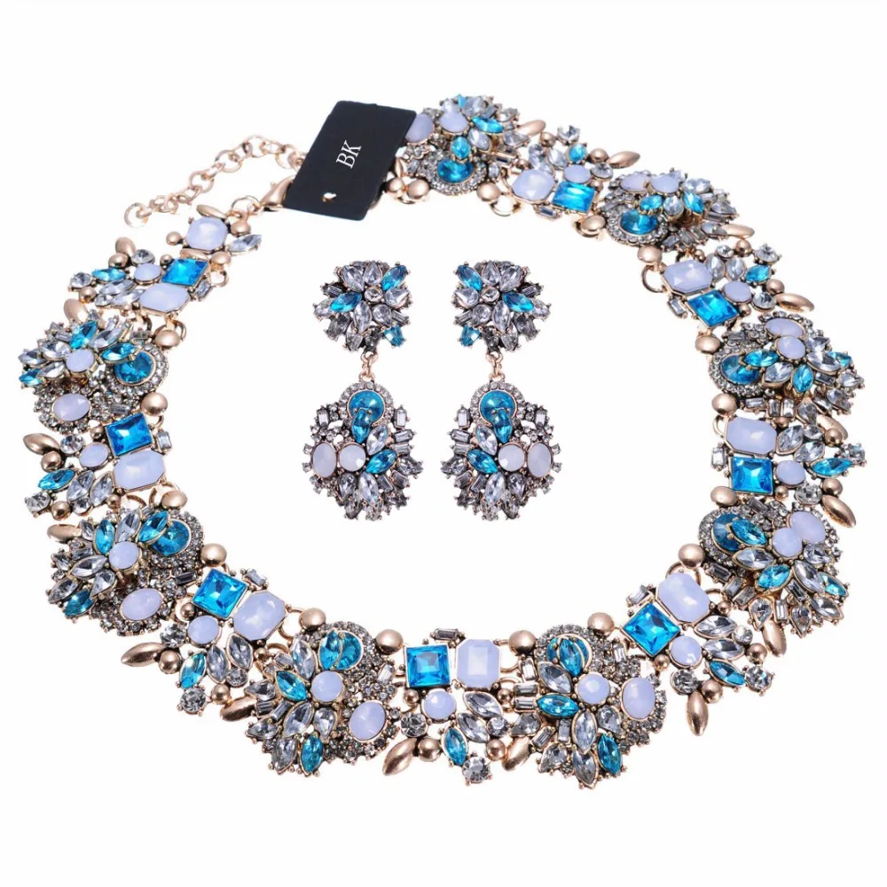 BK многоцветная модная Серебряная цепочка жемчужное колье из смолы подвеска