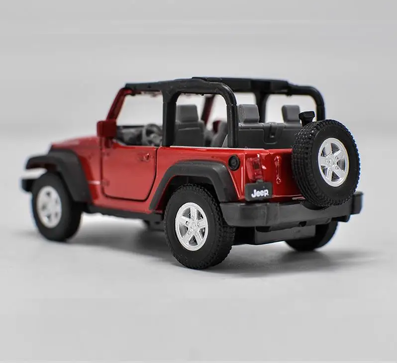 Высокая симуляция джип Вранглер Кабриолет и Hardtop автомобиль 1: 36 сплав оттягивает